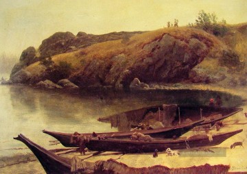 Kanu Albert Bierstadt Ölgemälde